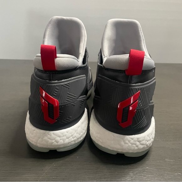 Adidas D Lillard 2's Boost Heathered Gray Men's Basketball Shoe Size 11.5 - Picture 11 of 16